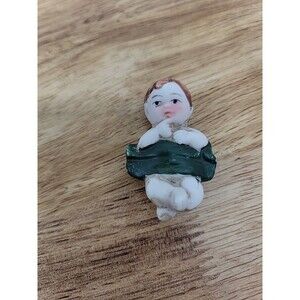 Small Porcelain Baby Jesus Replacement Figure 2" Unmarked